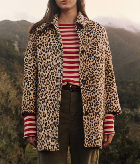 The Car Coat - Vintage Leopard